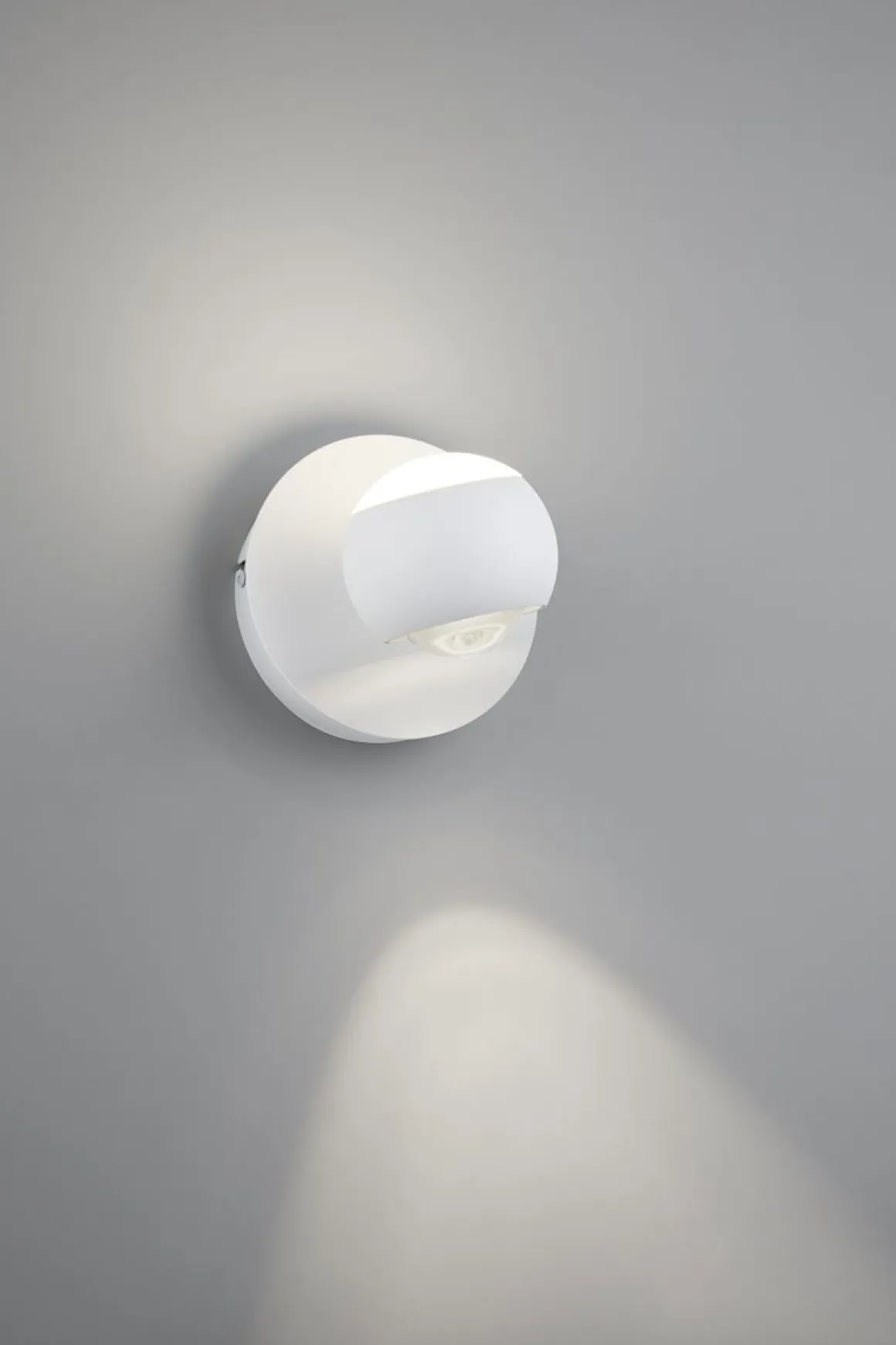 Musterring 1-flg LED Wandlampe Cannon Weiß