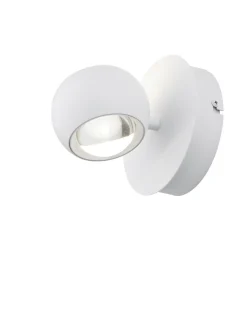 Musterring 1-flg LED Wandlampe Cannon Weiß