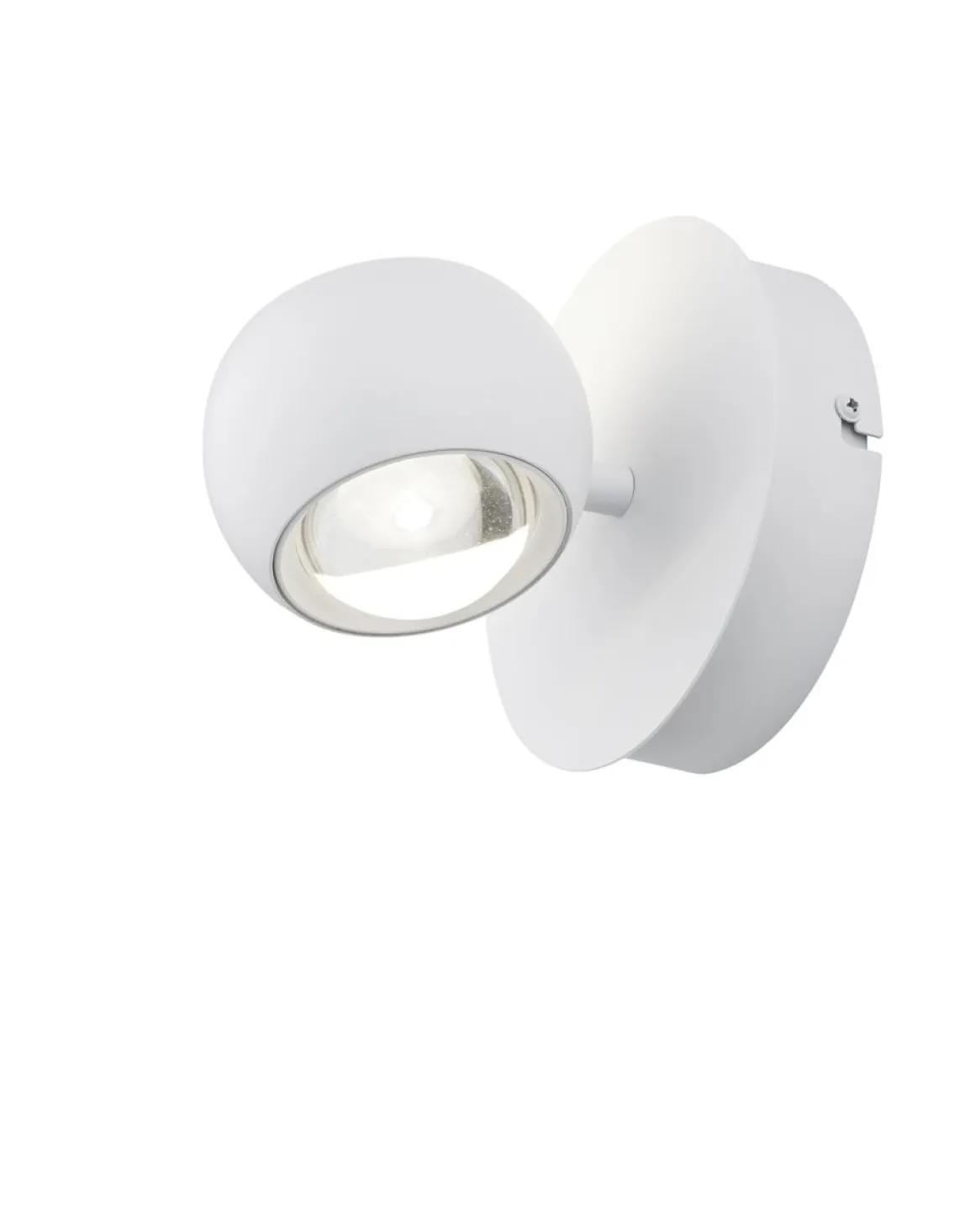 Musterring 1-flg LED Wandlampe Cannon Weiß