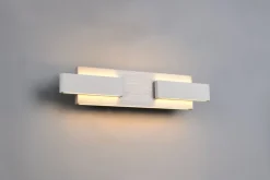 Musterring 2-flg LED Wandlampe Rivera Nickelfarben