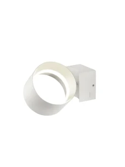 Musterring LED Wandlampe Loop Weiß