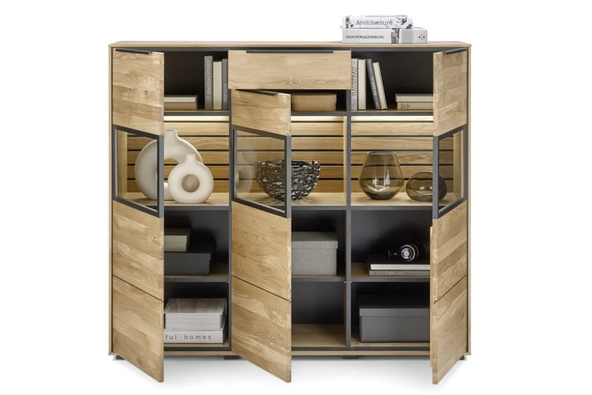 Musterring Set One Highboard Jackson Eiche