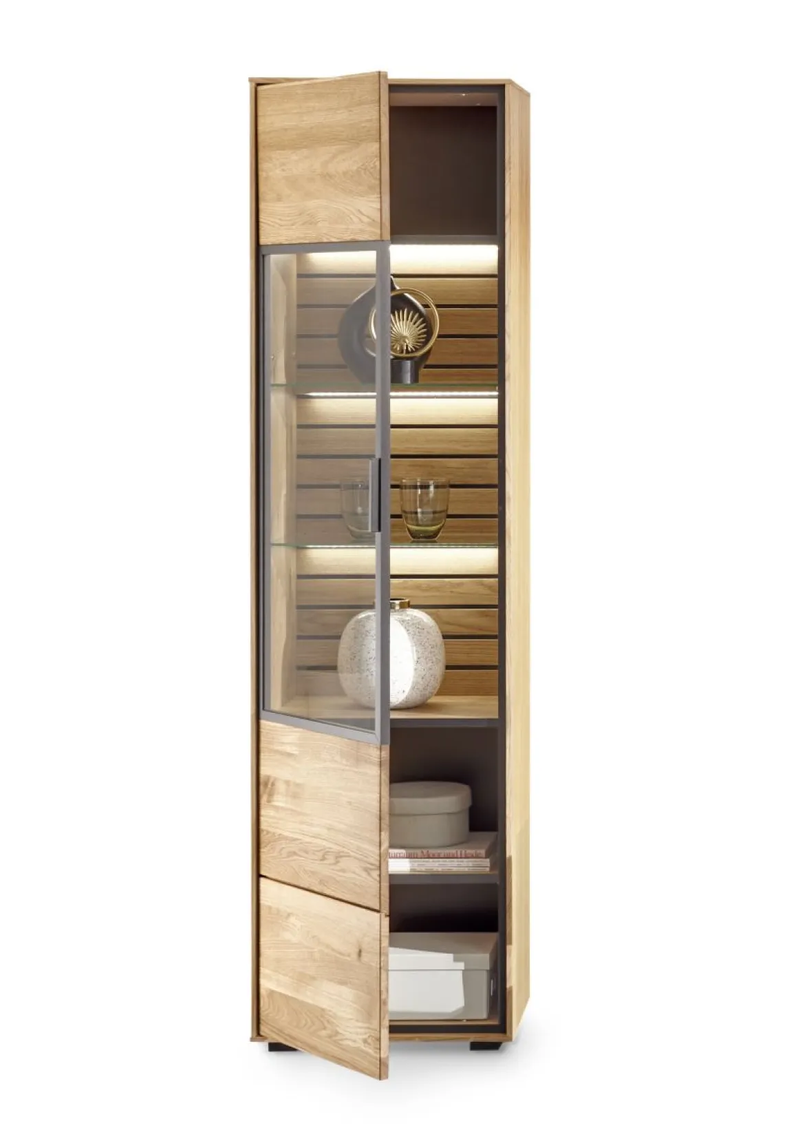 Musterring Set One Vitrine Jackson Eiche