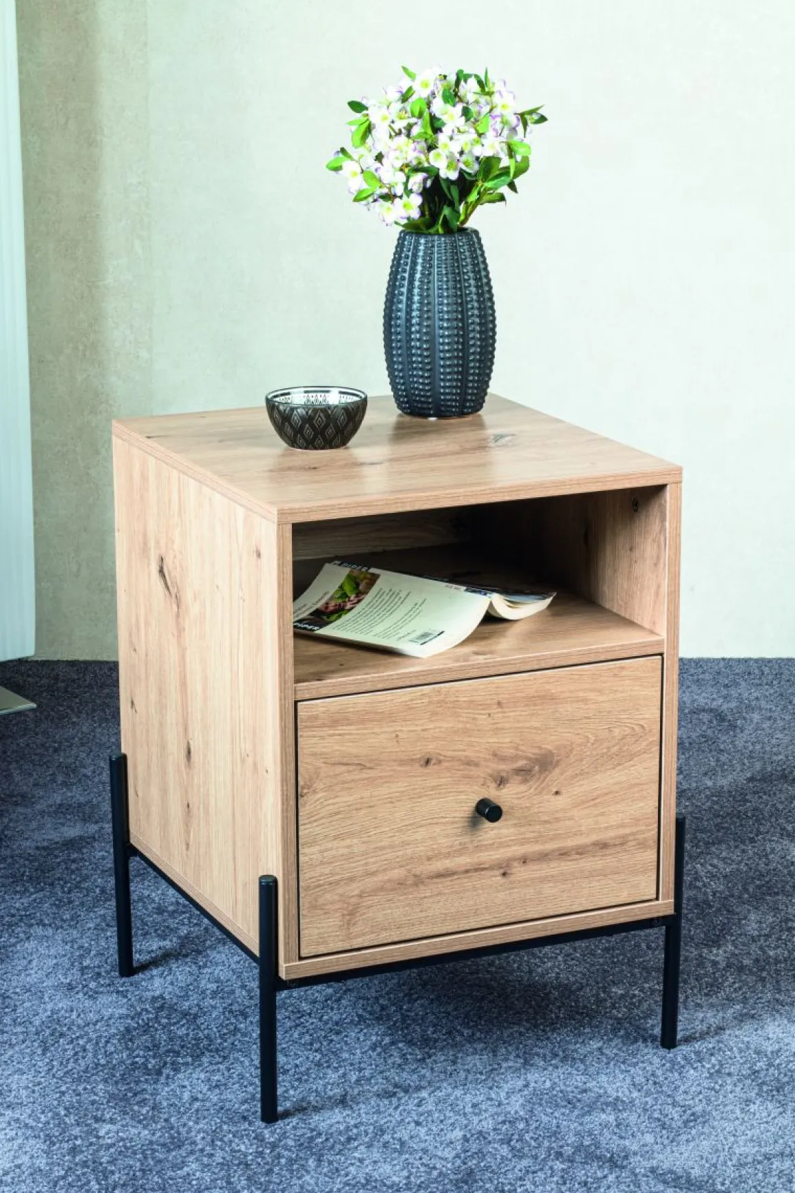 Nachtkommode Alicante Eiche