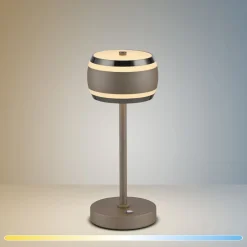 Neuhaus Pure AKKU Tischlampe Falling Rings Bronzefarben