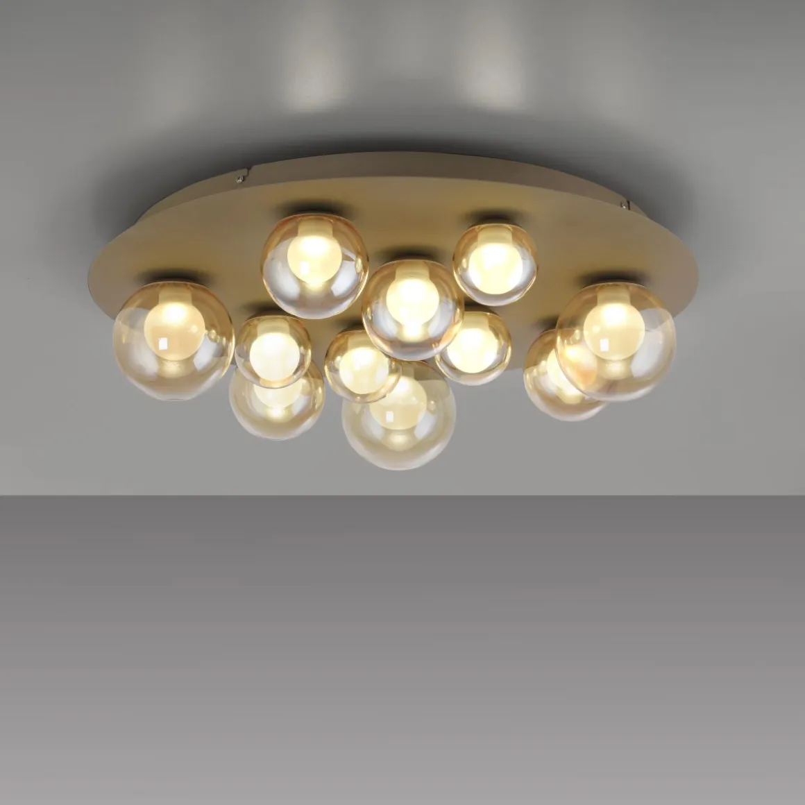 Neuhaus Pure 11-flg LED Deckenleuchte Popup Amber