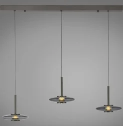 Neuhaus PURE 3-flg LED Pendellampe Pure Vitrum