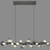 Neuhaus Pure 18-flg LED Pendelleuchte E-Popup Grau