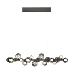 Neuhaus Pure 18-flg LED Pendelleuchte E-Popup Grau