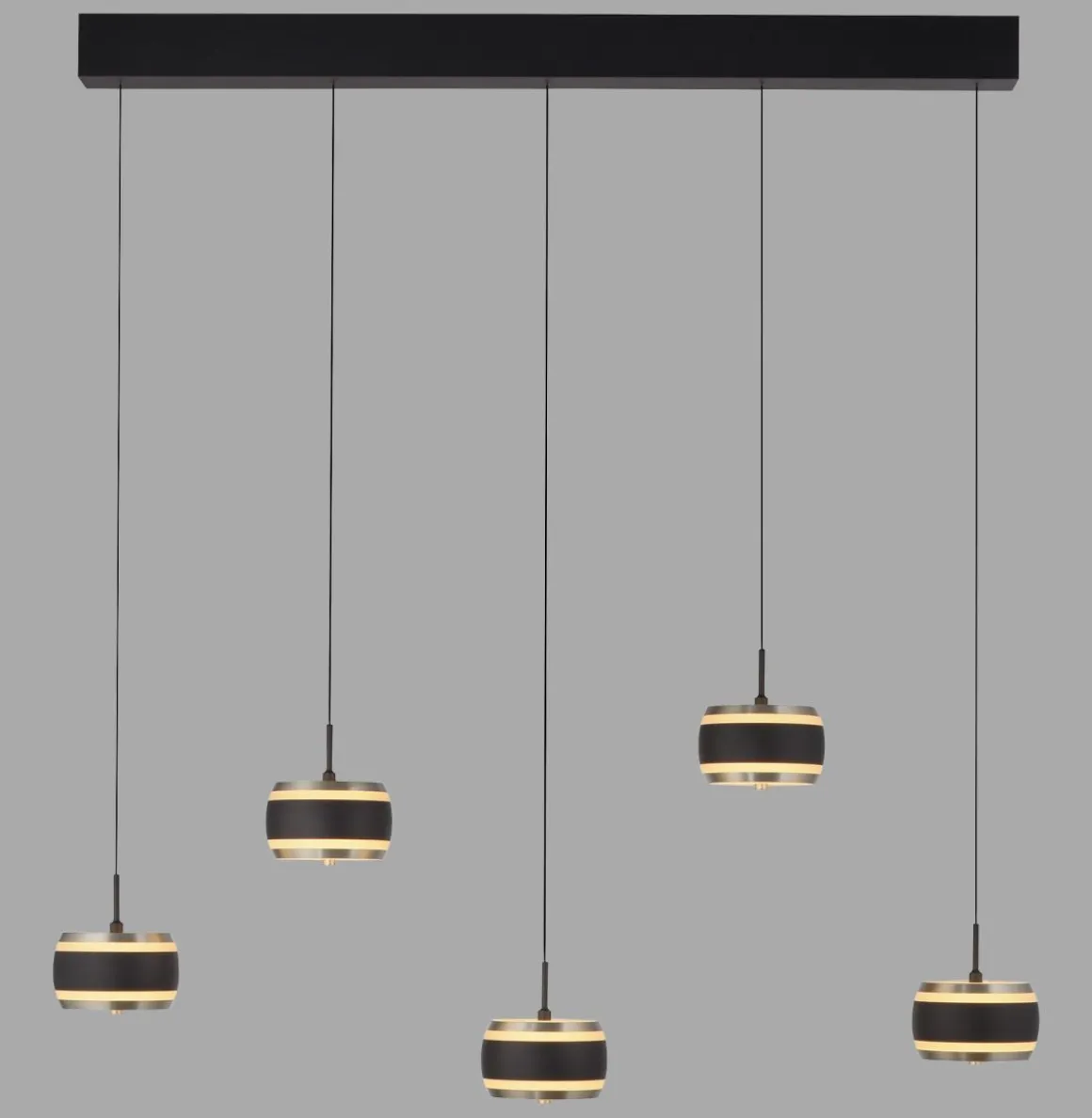 Neuhaus Pure 5-flg LED Pendelleuchte Falling Rings