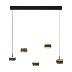 Neuhaus Pure 5-flg LED Pendelleuchte Falling Rings
