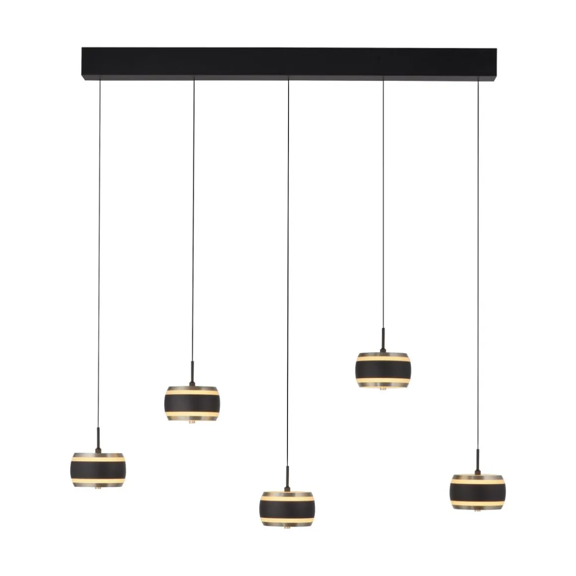 Neuhaus Pure 5-flg LED Pendelleuchte Falling Rings