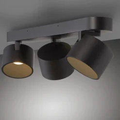Neuhaus Pure 3-flg LED Spot Cup Schwarz