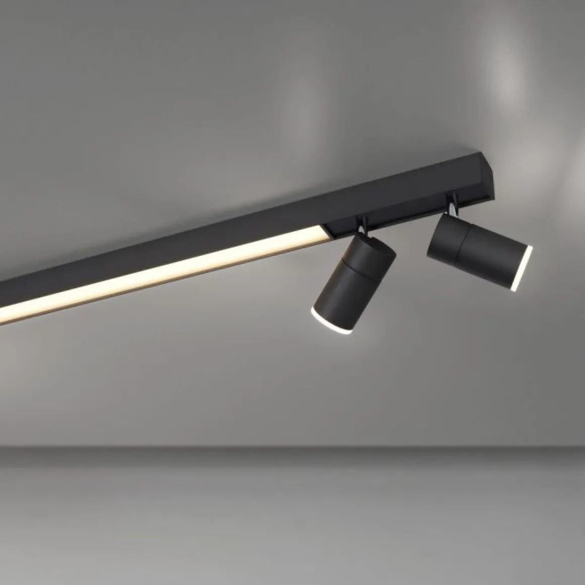Neuhaus Pure 4-flg LED Spot Lines Anthrazit 120 x 19 cm