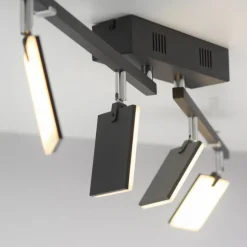 Neuhaus Pure 4-flg LED Spot Mira schwarz