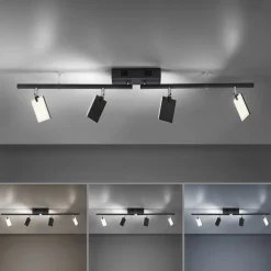 Neuhaus Pure 4-flg LED Spot Mira schwarz