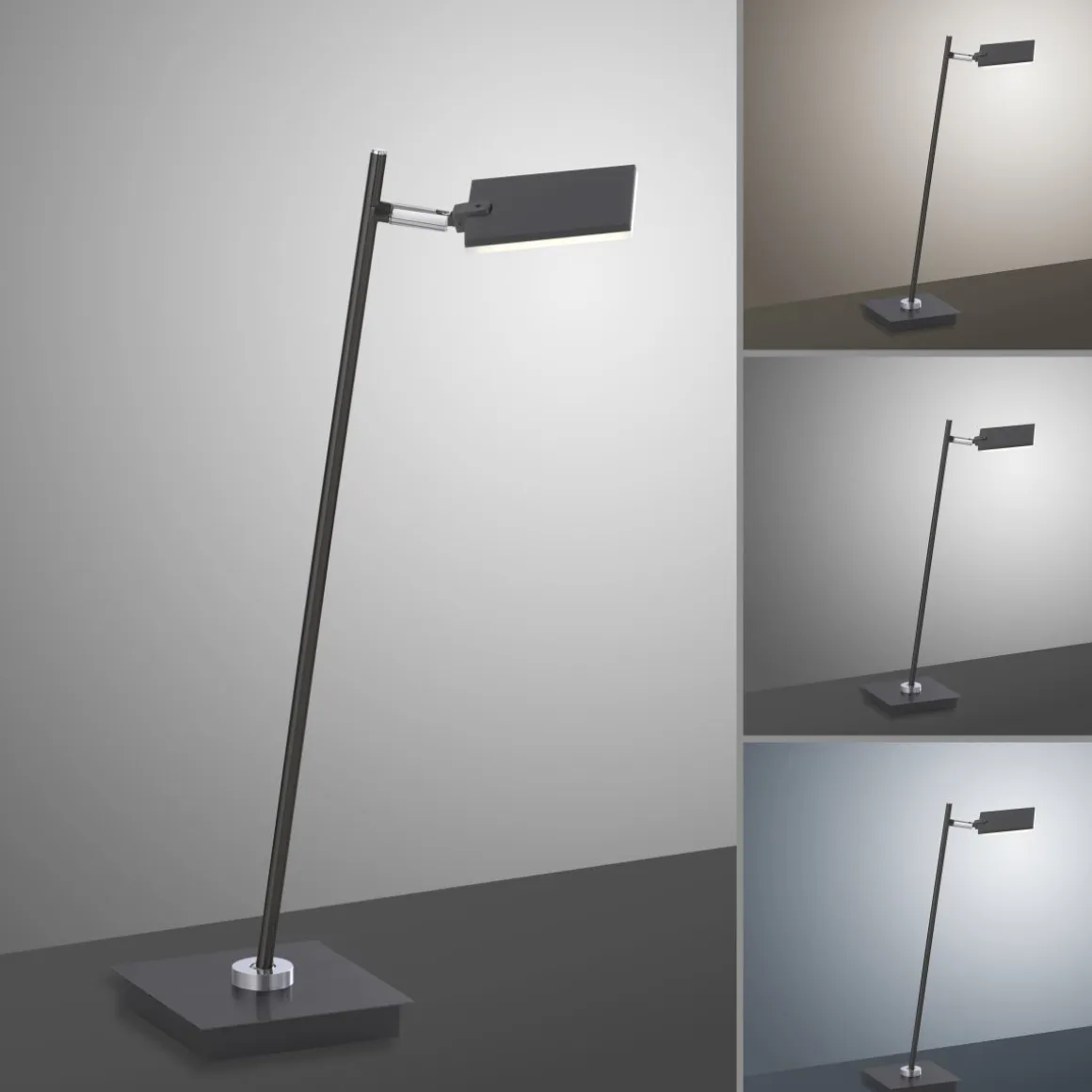 Neuhaus Pure 1-flg LED Tischleuchte Mira schwarz
