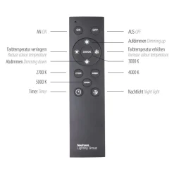 Neuhaus Pure LED Deckenlampe Lines Alu 110 x 3,8 cm