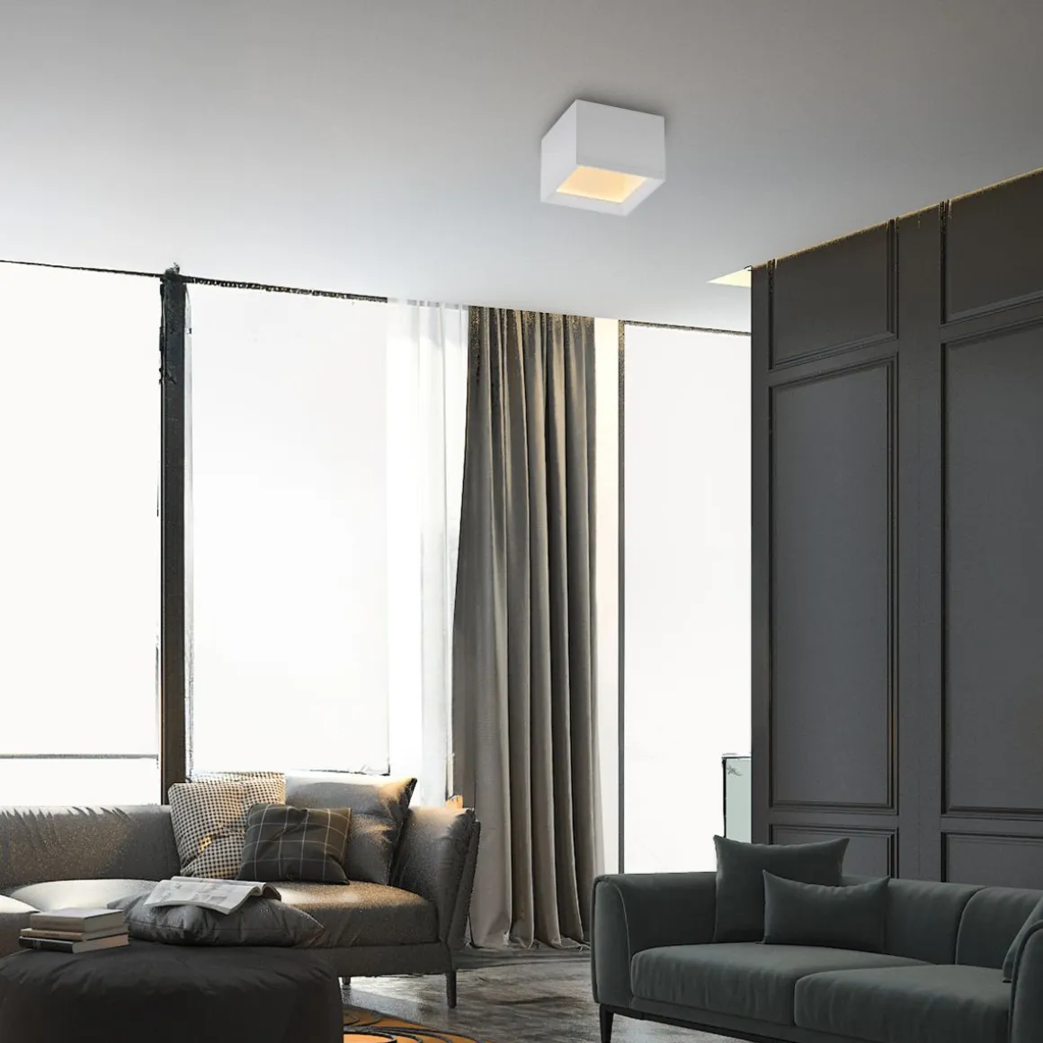 Neuhaus Pure LED Deckenlampe Manhattan Weiß