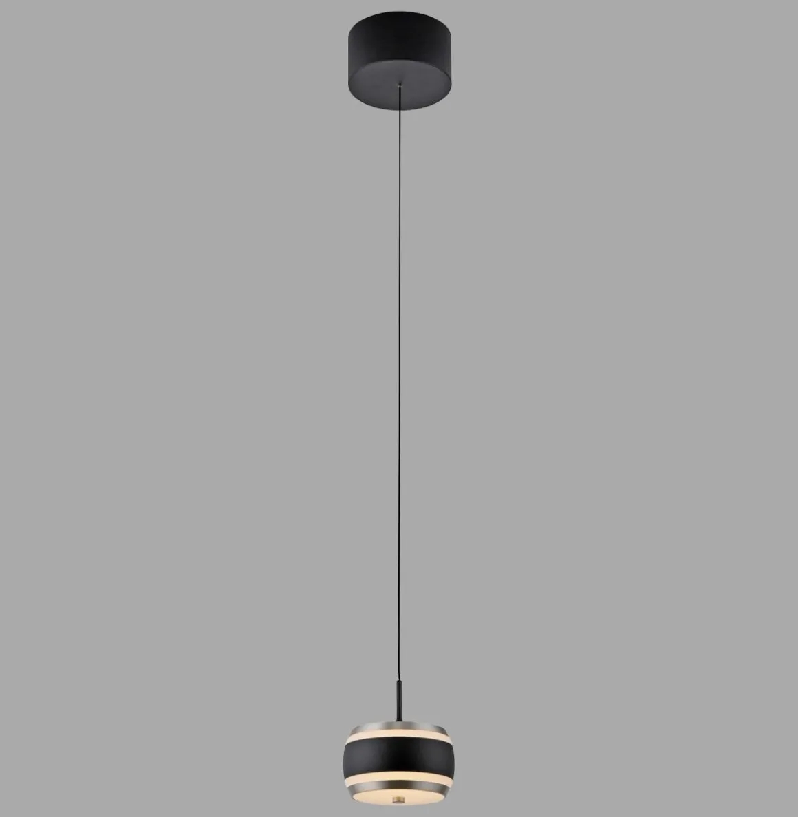 Neuhaus Pure LED Pendelleuchte Falling Rings Schwarz