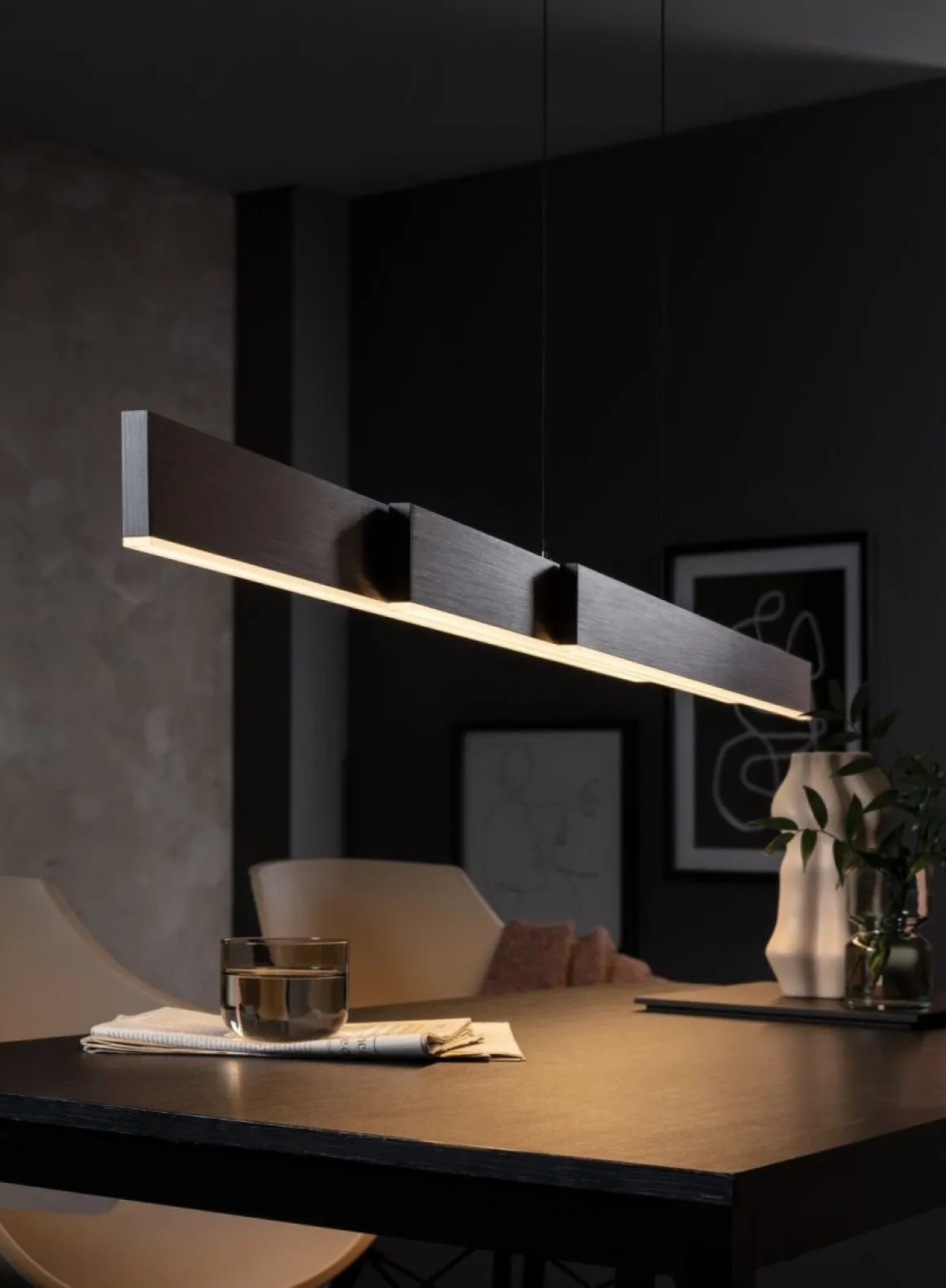 Neuhaus Pure LED Pendelleuchte Moto-Rise Grau