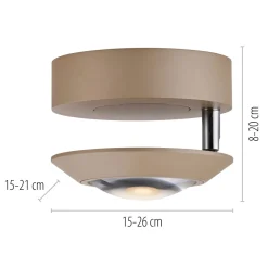 Neuhaus Pure LED Spot Oculis Bronzefarben