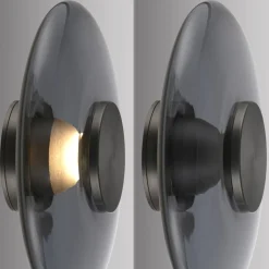 Neuhaus Pure LED Wandlampe Vitrum Rauchglas