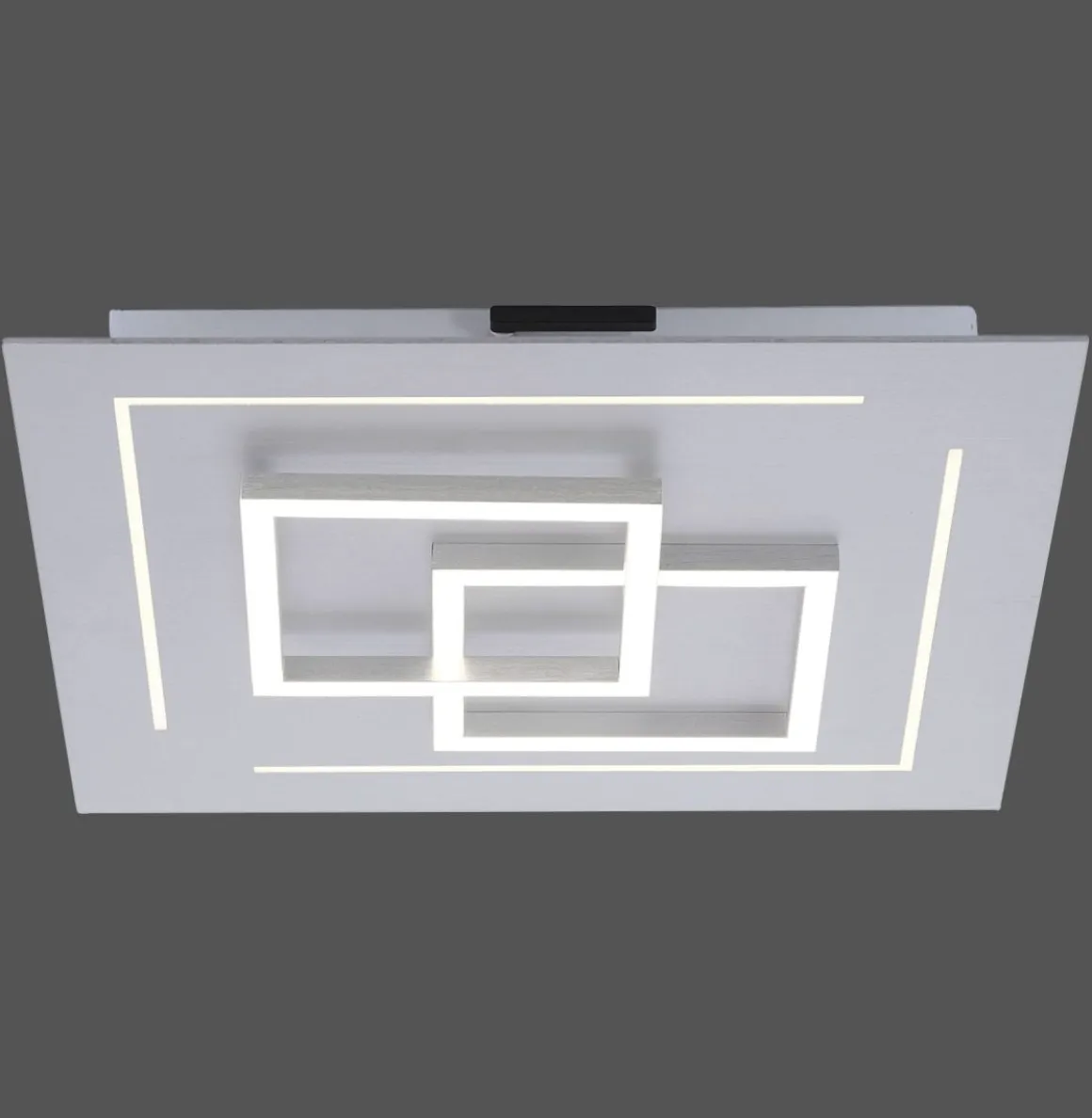 Neuhaus Q Deckenleuchte Q-Linea Aluminium 40 x 40 cm