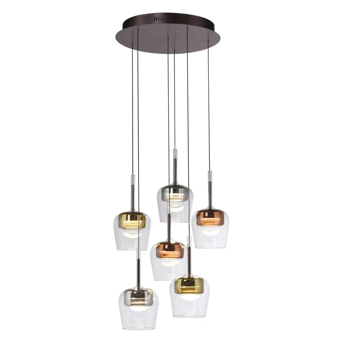 Neuhaus Q 6-flg LED Pendellampe Q-Kon