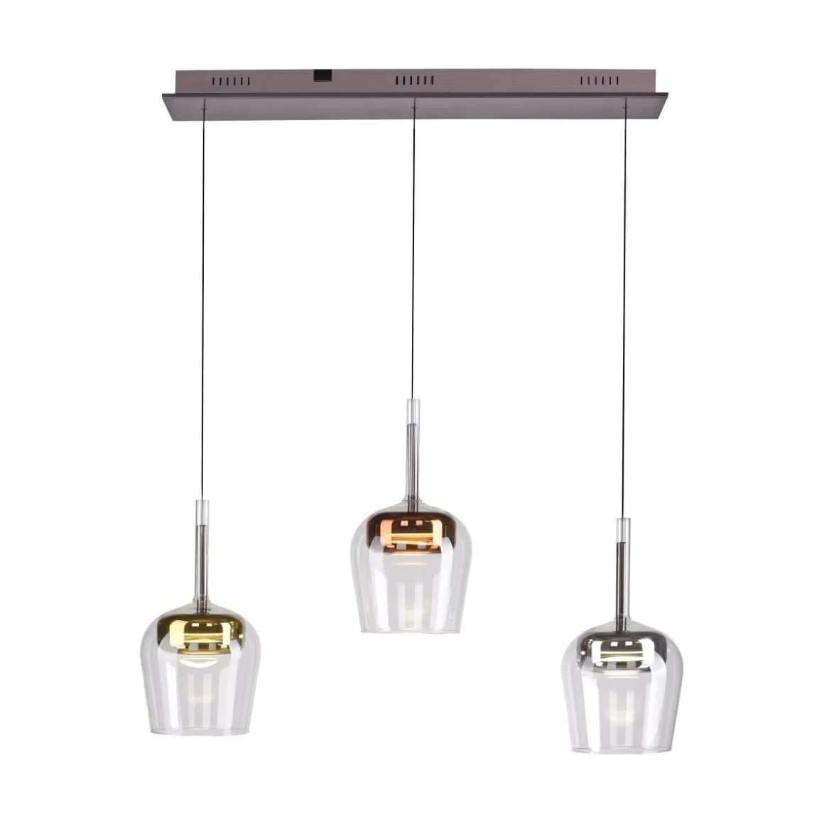Neuhaus Q 3-flg LED Pendellampe Q-Kon 3flg