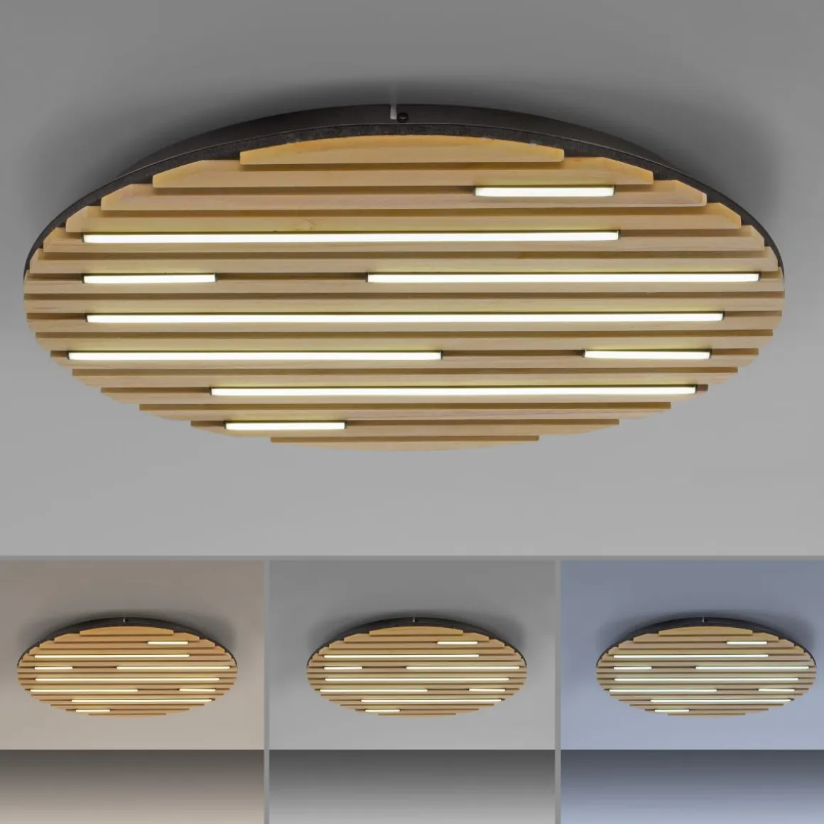 Neuhaus Q LED Deckenlampe Q-Akustik Ø 60 cm