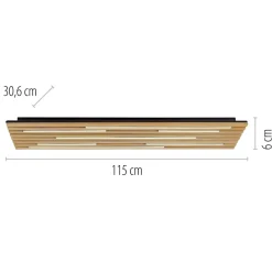 Neuhaus Q LED Deckenleuchte Q-Akustik 115 x 30 cm