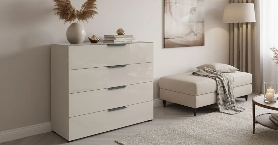 Oeseder Kommode Como Champagner 120 x 106 cm
