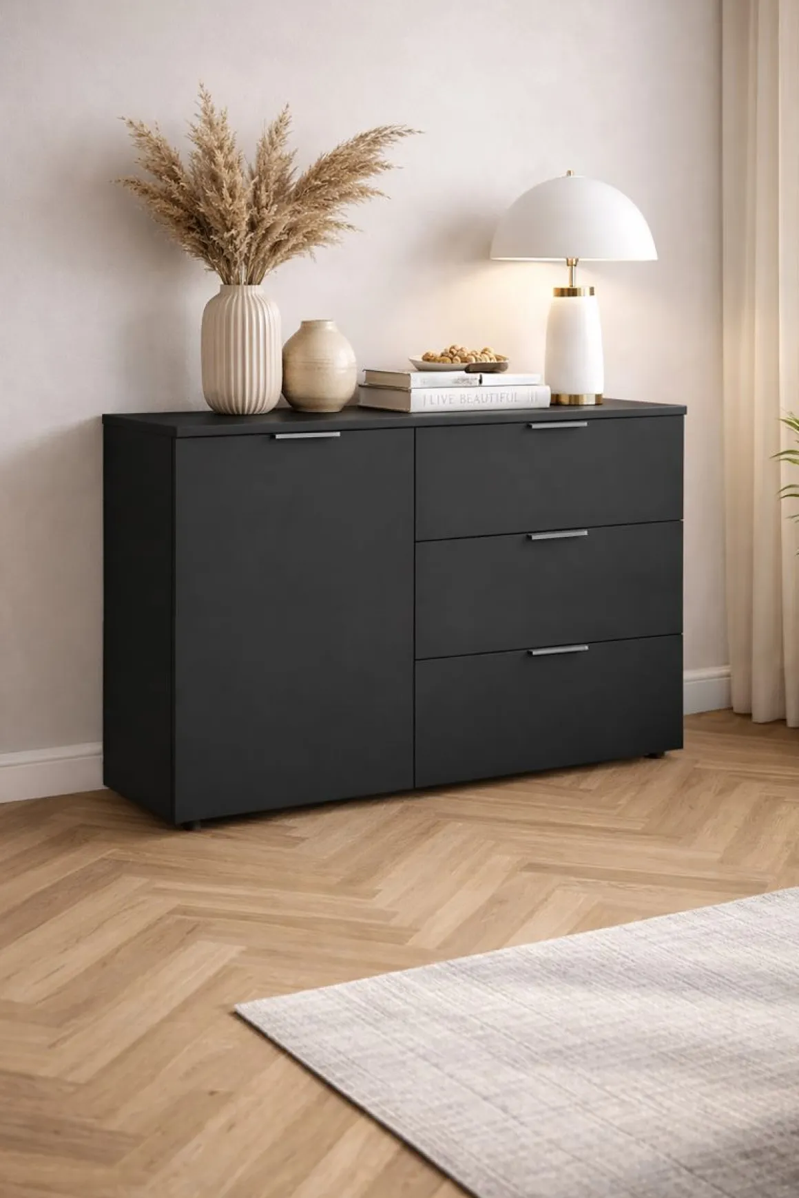 Oeseder Kommode Como Graphit 140 x 80 cm