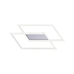 Paul Neuhaus Deckenleuchte Inigo Stahl 54 x 24 cm