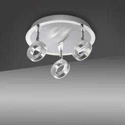Paul Neuhaus Deckenleuchte Sileda Aluminium Ă 33,5 cm