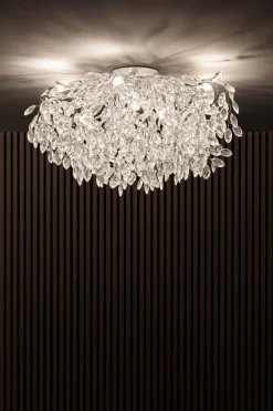 Paul Neuhaus 10-flg Deckenlampe Ricicle Chrom