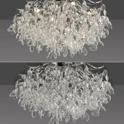Paul Neuhaus 10-flg Deckenlampe Ricicle Chrom