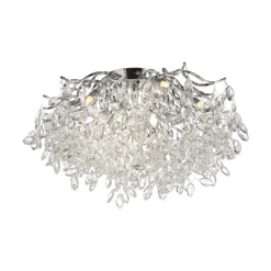 Paul Neuhaus 10-flg Deckenlampe Ricicle Chrom