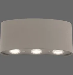 Paul Neuhaus 6-flg LED Wandlampe Carlo Sandfarben