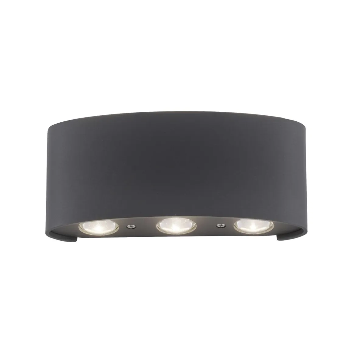 Paul Neuhaus 3-flg LED Wandleuchte Carlo Anthrazit