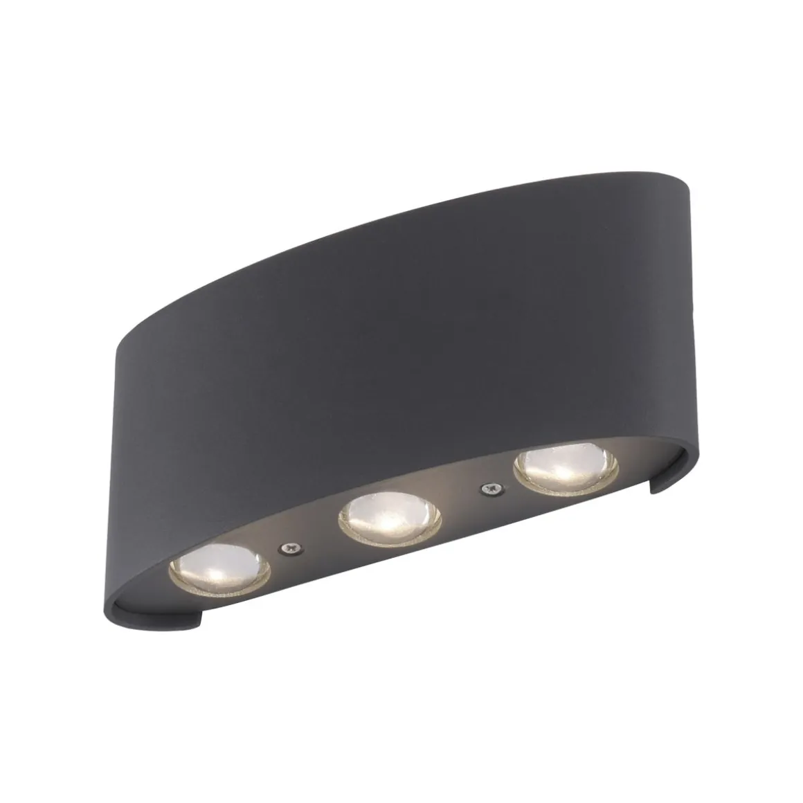 Paul Neuhaus 3-flg LED Wandleuchte Carlo Anthrazit