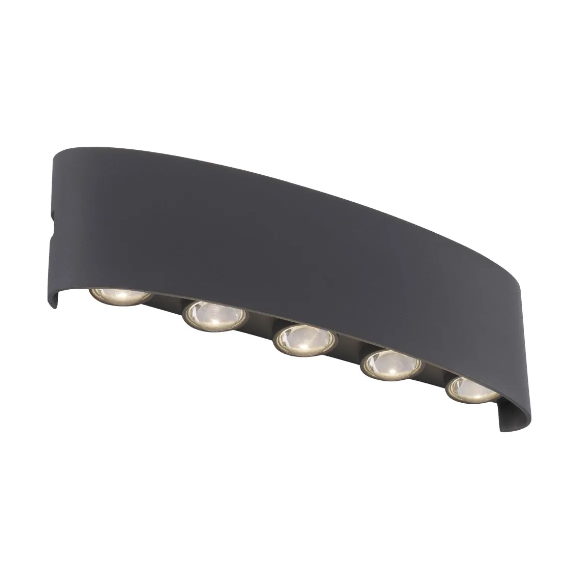 Paul Neuhaus 5-flg LED Wandleuchte Carlo Anthrazit