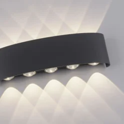 Paul Neuhaus 5-flg LED Wandleuchte Carlo Anthrazit
