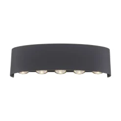 Paul Neuhaus 5-flg LED Wandleuchte Carlo Anthrazit