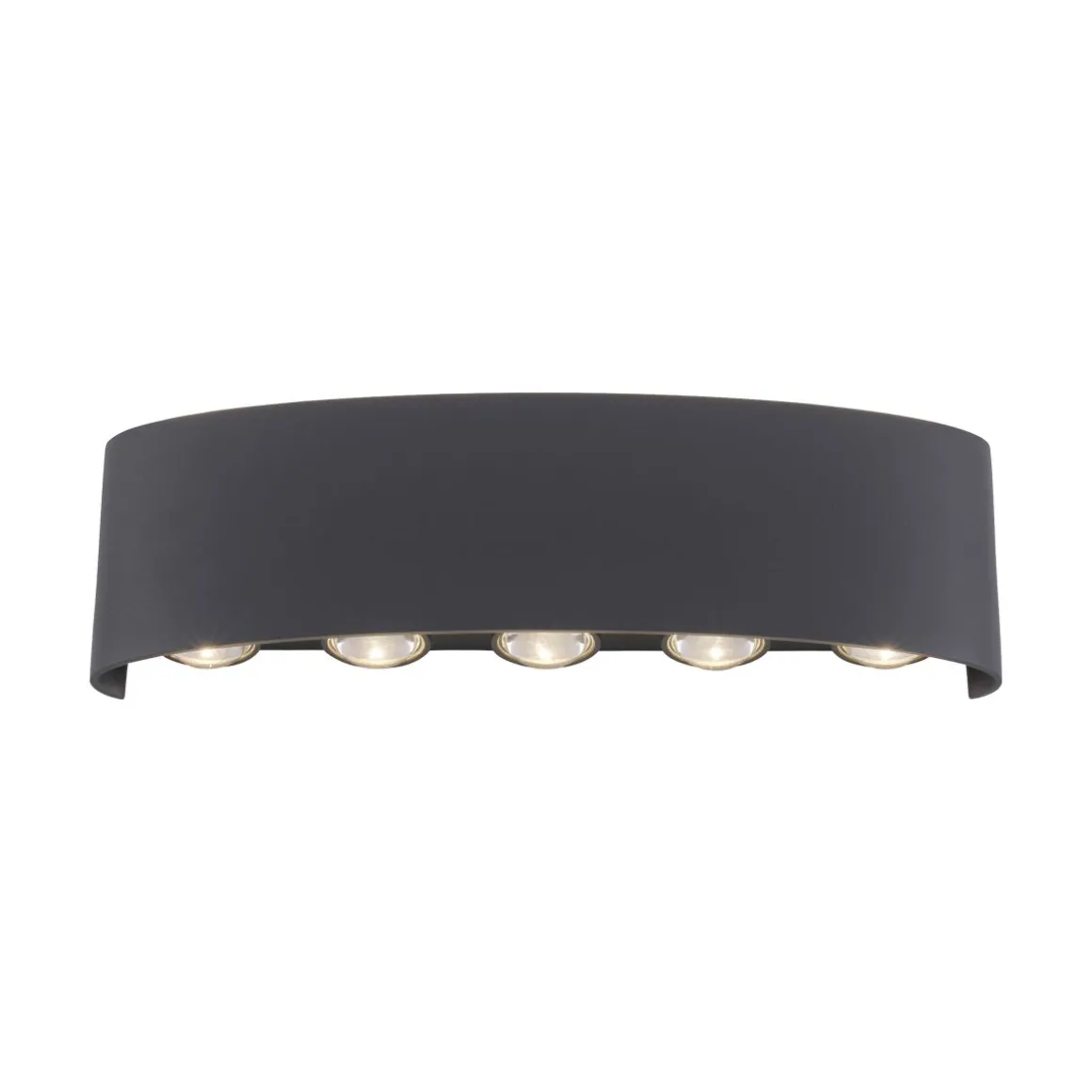 Paul Neuhaus 5-flg LED Wandleuchte Carlo Anthrazit