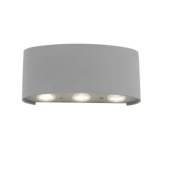 Paul Neuhaus 3-flg LED Wandleuchte Carlo Silberfarben