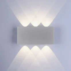 Paul Neuhaus 3-flg LED Wandleuchte Carlo Silberfarben