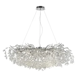 Paul Neuhaus 13-flg Pendellampe Ricicle Chrom
