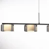 Paul Neuhaus 5-flg Pendellampe Rika Schwarz